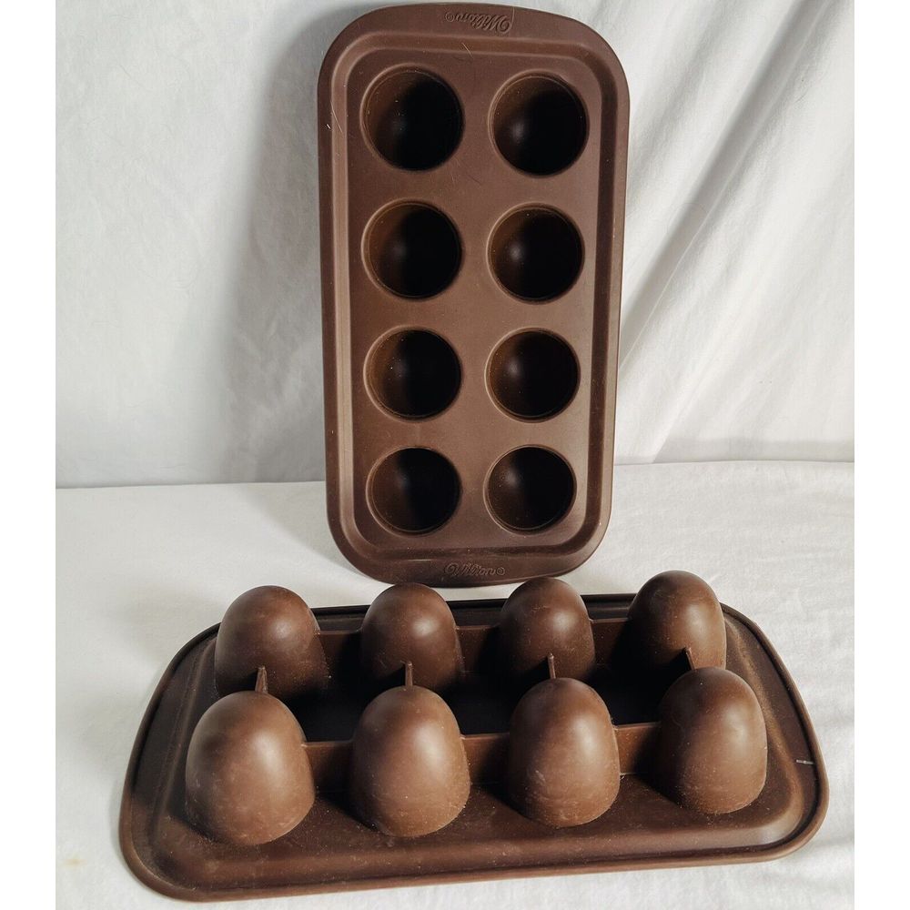Wilton Silicone Cake Brownie Pop Up Mold Set 2 Yogurt Ice Pops Summer Fun Cookin